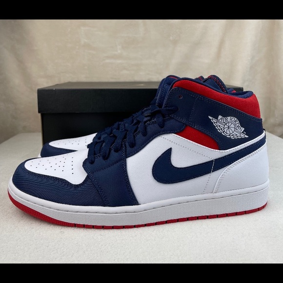 Nike Air Jordan 1 Mid SE USA Olympic - Picture 3 of 7